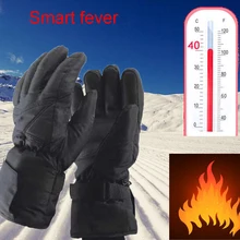 На батарейках, грелка для рук, для сноубординга, пешего туризма, для зимних видов спорта, защитные перчатки для мотоцикла с подогревом, для холодной погоды, утолщенные, термальные
