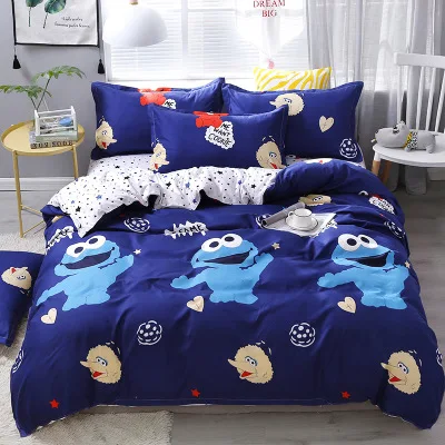 Постельное белье King size, наволочка, домашний комплект постельного белья с клетчатым принтом, хлопок, домашний текстиль, простыня, простой стиль, постельные принадлежности, 4 шт