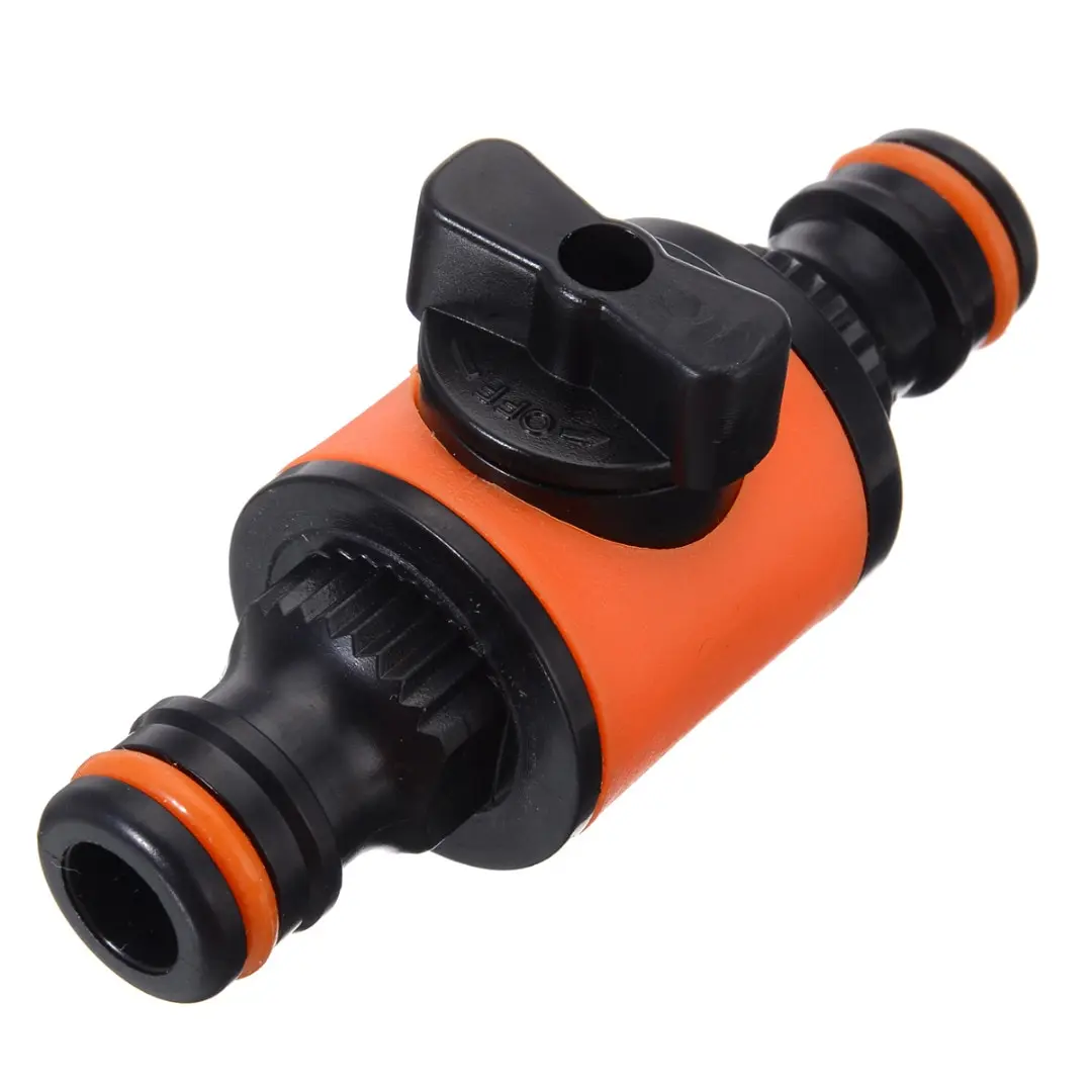 1/2 Inch Garden Hose Pipe In line Tap Shut Off Valve Fitting Watering Irrigation Connectors