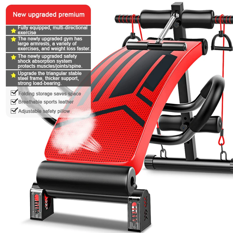Dumbbell Bench Home Male Multi-function Sit-ups Fitness Equipment Exercise Aids Supine Board Abdomen Abdominal Muscle Board