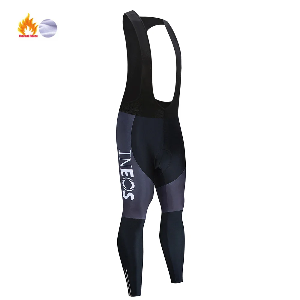 Новинка 2019 Зимние флисовые теплые мужские длинные штаны для велоспорта Триатлон