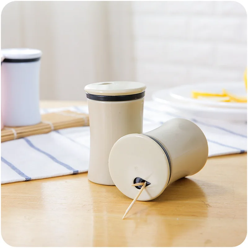 

2019 Toothpick Holder Container Wheat Straw Household Table Toothpick Storage Box Toothpick Dispenser