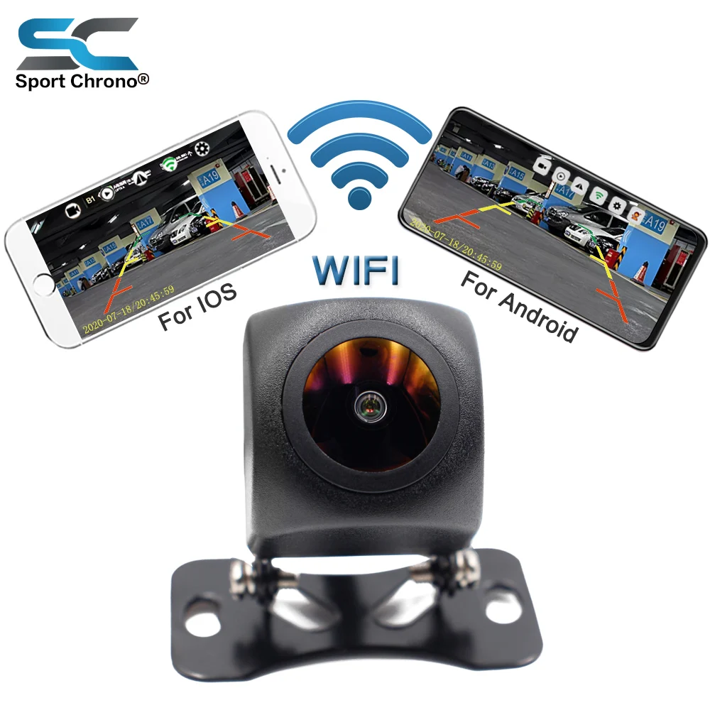

Upgrade Mini Wifi HD Car Rear View Camera Night Vision Vehicle Reverse Camera Waterproof Wireless For IOS and Android