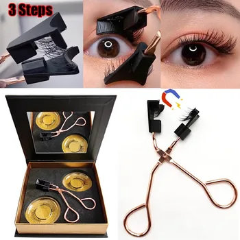 

Hot 1 Set Magnetic Eyelashes Clips Set Magnetic Eyelashes Applicator No Glue Need Easy Apply Eyelashes Handmade Reusable Lashes
