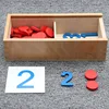 Kids Wooden Montessori Cognitive Cards Number Counting Math Game Educational Toys For Kids Early Childhood Preschool Training 1
