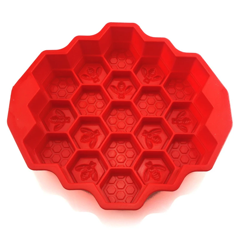 19 Grid Silicone Honeycomb Bee Handmade Soap Mold Baking MouldCake Chocolate Candle Mould Random Color
19 Grid Silicone Honeycomb Bee Handmade Soap Mold Baking MouldCake Chocolate Candle Mould Random Color