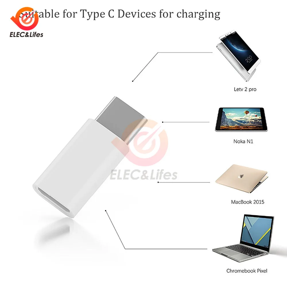 3 шт. для мобильного телефона type-C адаптер для Micro USB/usb type C для смартфонов/Android кабель для передачи данных конвертер адаптер