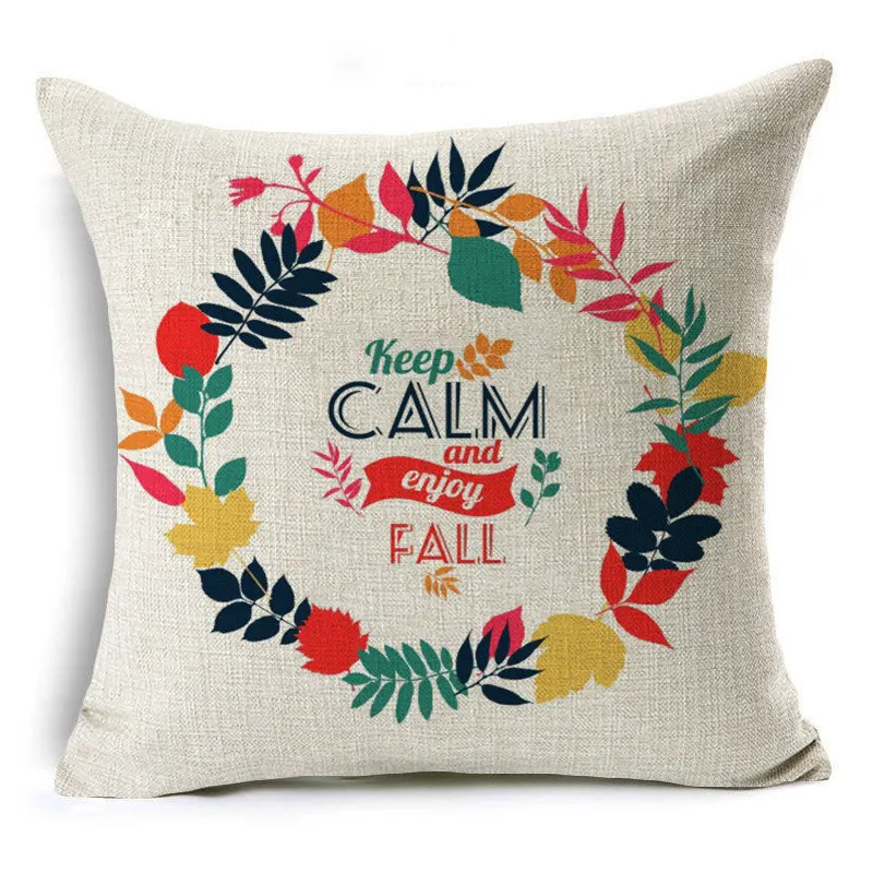 45*45cm Linen Pillowcase Halloween Pillowcase Happy Halloween Funny Series Pillowcase Wedding Party Bedroom