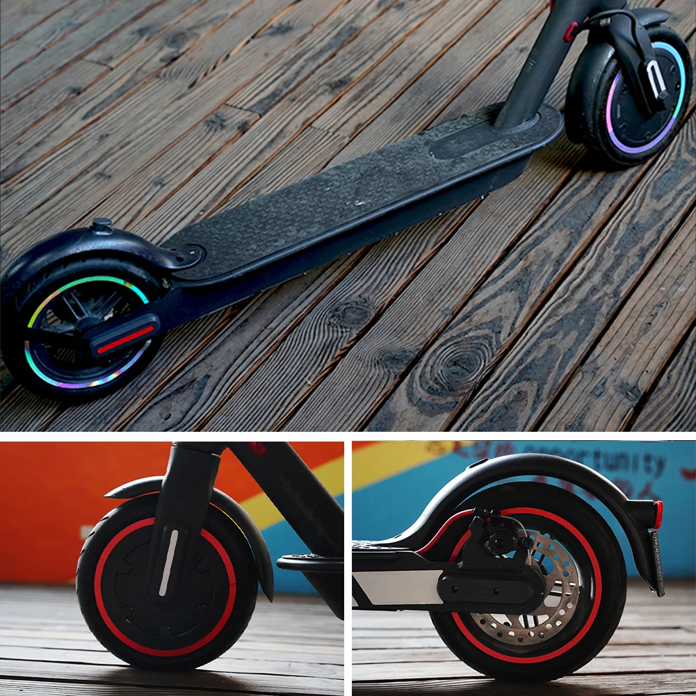 Electric Scooter Reflective Wheel Strip Safety Rim Sticker For Xiaomi Mijia M365 