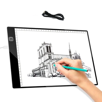 

Artcraft Sketch Board Copy Table and Scale LED Board Anime Sketch Calligraphy Practice Word Light Board Three Files Dimming
