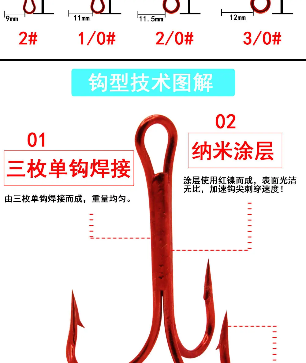 30 шт./лот тройной колючий высокоуглеродистой стали рыболовные Крючки Ультра-сильные ВЧ Бас Приманка держатель Fly TyingTackle рыболовный крючок