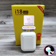 I18tws Pop-ups беспроводные bluetooth-наушники с пылезащитными беспроводными стереонаушниками с зарядным устройством 300 мАч для iphone