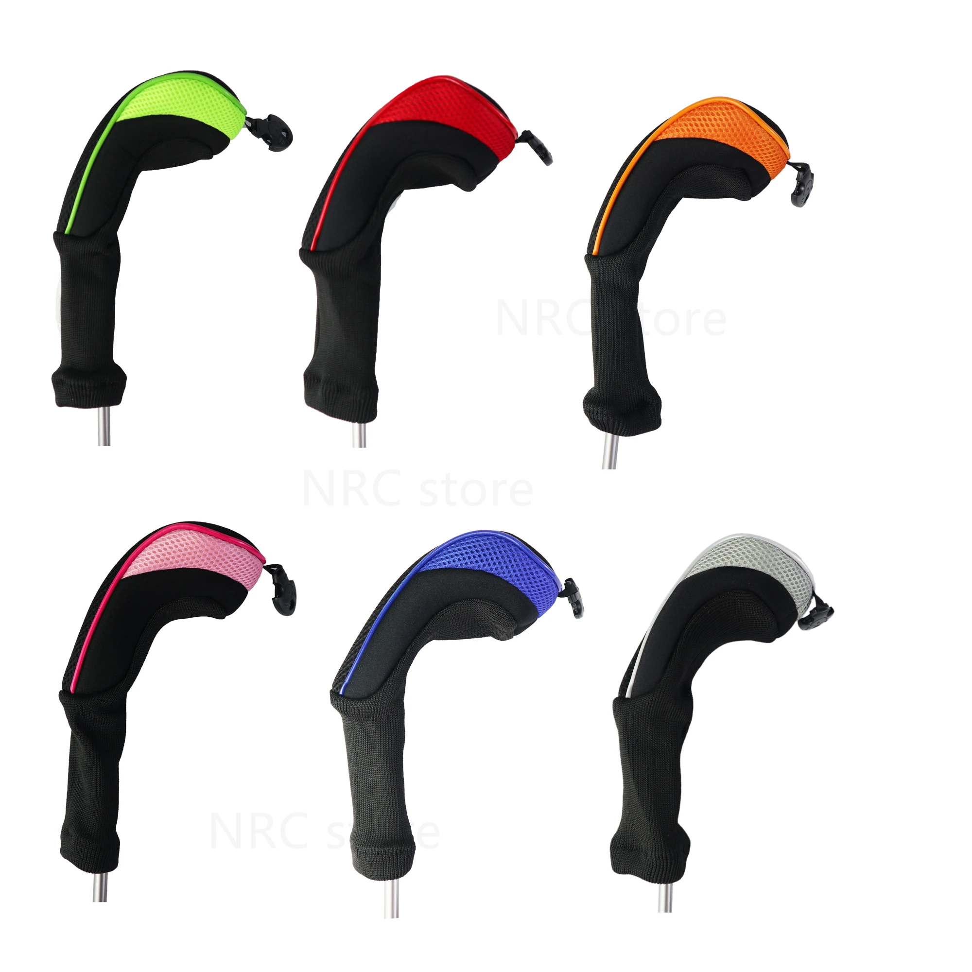 

NRC Golf Hybrid UT Club Rescue Head Cover Headcover Golf Putter Head With Number Tag 2, 3, 4, 5, 7, X -