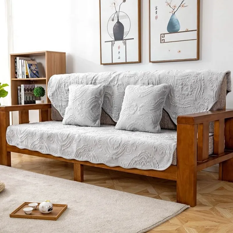 

Simplicity Sofa Towel for L Shape Solid Color Sofa Decor Pillowcase Armrest Plush Fabric Sofa Cover Couch Autumn and Winter