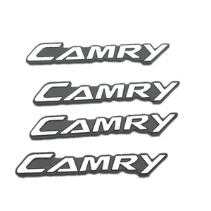 Image 4 - 4Pcs Car Styling Speaker audio Emblem Badge Stickers For Toyota Camry Accessories 2020 2019 2018 Auto Accessories