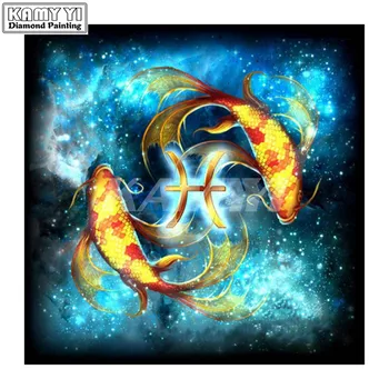

5D Diy diamond painting 12 zodiacal constellations square diamond embroidery Rhinestone cross-stitch mosaic-hcr5