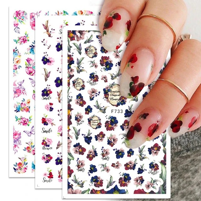 Nail Art Stickers Letter White Black Gold Nail Stickers Nails Alphabet  Laser Self Adhesive 3d Nail Decals Nail Art Decorations - Stickers & Decals  - AliExpress