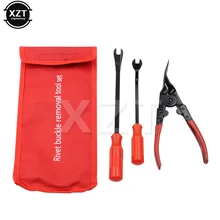 3 шт. сталь и нейлон Авто Крепеж двери автомобиля панель для удаления инструмент для удаления обивки авто крепеж плоскогубцы инструмент