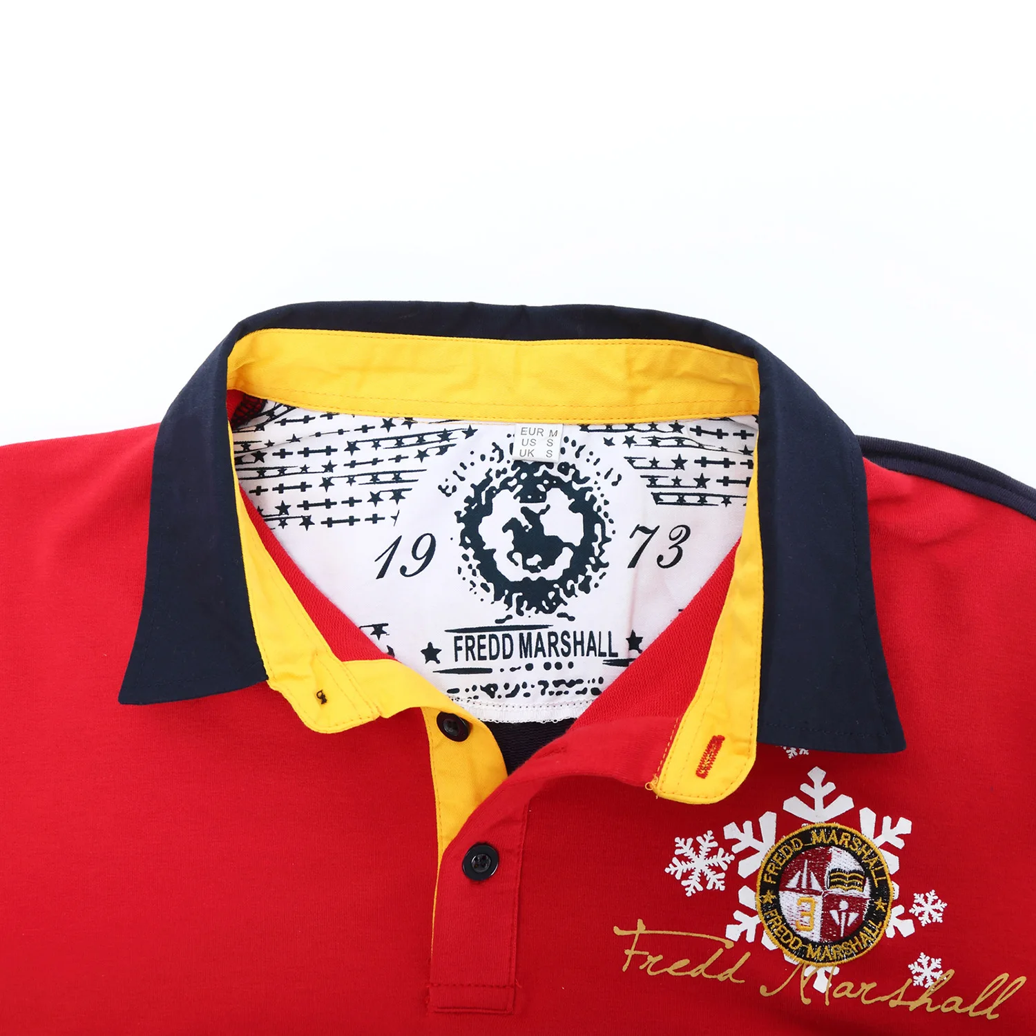 Fredd Marshall, мужские рубашки поло с длинным рукавом, Camisetas Masculinas, Большие европейские размеры XXXL, черные, серые, Camisa Polo Masculin
