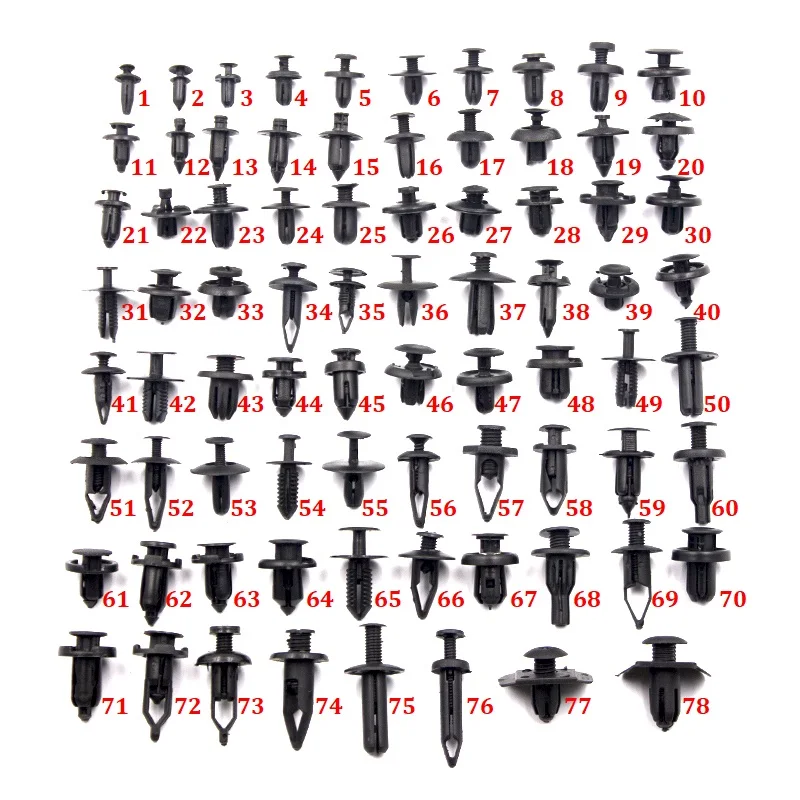 Универсальный автомобильный Фиксатор с нажимным креплением KE LI MI заклепка для