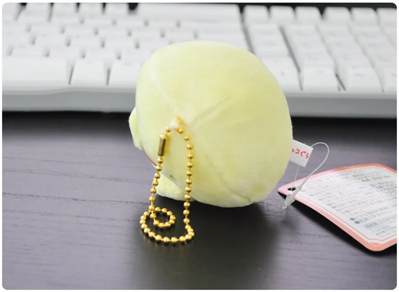 Japan Anime San-X Corner Bio Plush Dolls Sumikko Gurashi Peluche Toys Keychain Small Key Bag Pendants 12pcs/lot 7cm Randomly