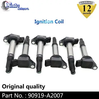 

XUAN 6pcs/lots 90919A2007 Ignition Coil For TOYOTA 4RUNNER AVALON CAMRY COROLLA FJ CRUISER HIGHLANDER 2005-2019 90919-A2007
