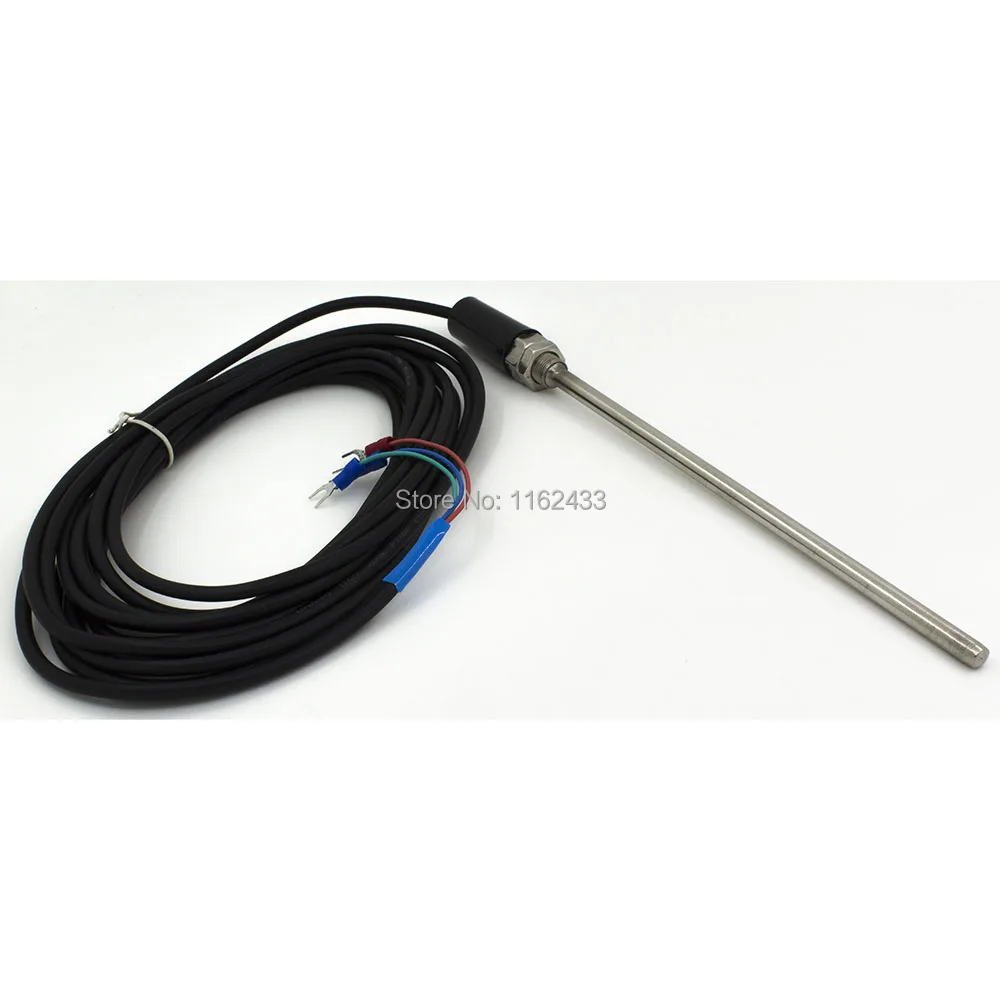 

FTARP01 PT100 type 5m cable 200mm probe head RTD temperature sensor WZPT-03