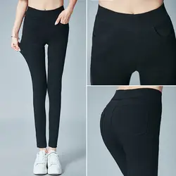 Импортные товары 2019 Осенние Новые Стильные корейские универсальные повседневные штаны для похудения женские узкие брюки женские брюки