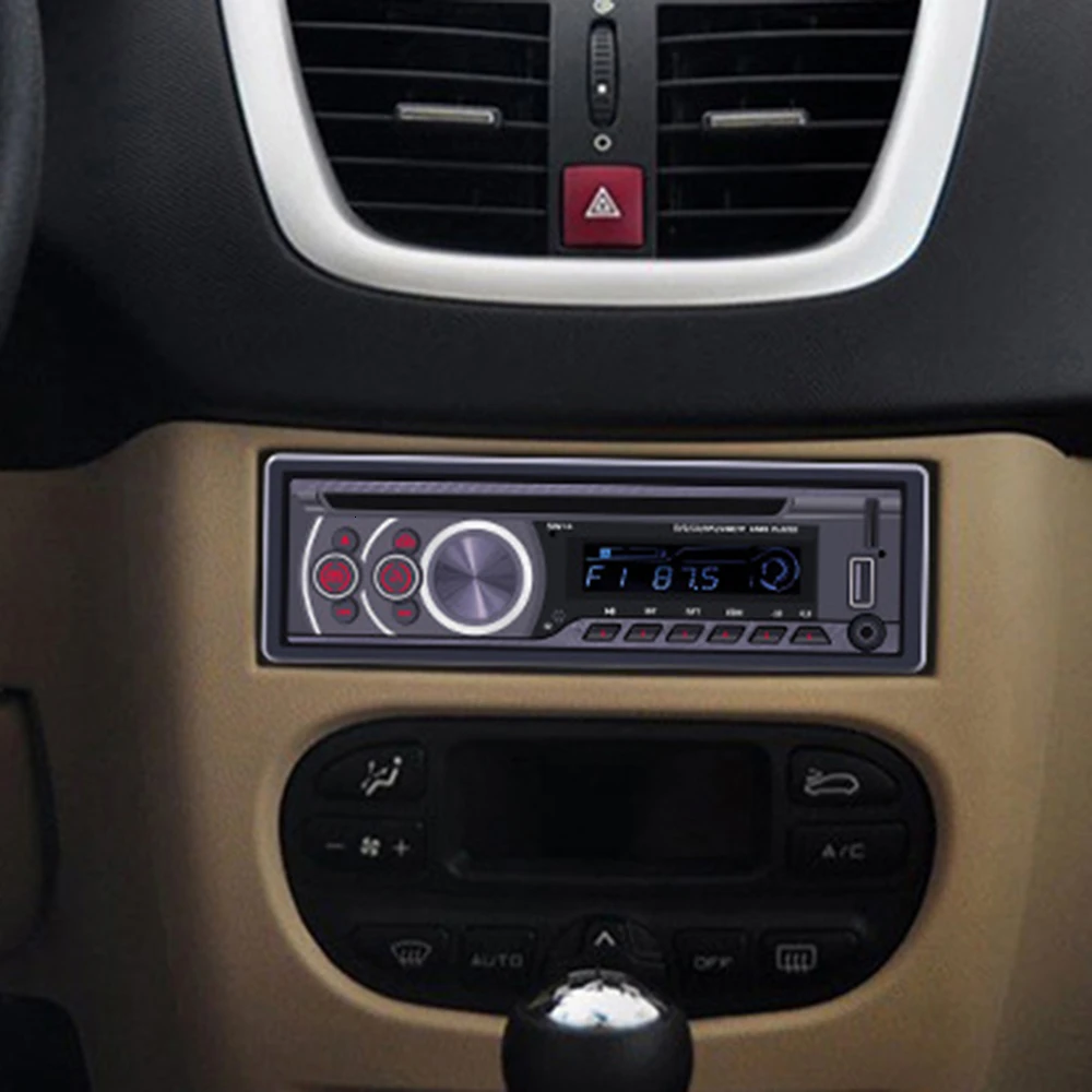 1 шт. автомобильный DVD Din Съемная панель радио Bluetooth FM приемник CD VCD MP3 SD USB 12 В в тире