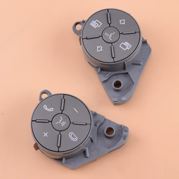 

New 1Pair Car Steering Wheel Button Cover Fit for Mercedes Benz W164 ML GL W251 R Class 1648700558 1648700658