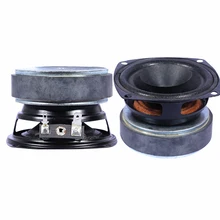  3 Inch Full Range Speaker 8Ohm 30W Treble Mid Range Bass Hifi Car Speaker Desktop Bookshelf Audio Sound Loudspeaker DIY 2Pcs 