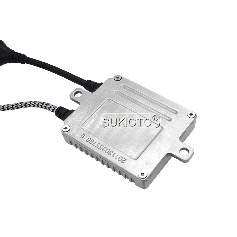 SUKIOTO 35W Fast Bright DLT F3 Ballast Kit Xenon Cnlight H7 H1 H3 HB3 HB4 D2H H11 5000K 4300K 6000K HID Replacement Bulb Lamp (2)