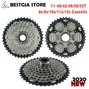 

ZRACE 8s 9s 10s 11s Speed Bicycle Cassette 11-42T / 11-46T / 11-50T / 11-52T MTB Bike Freewheel for ALIVIO / DEORE / SLX / XT