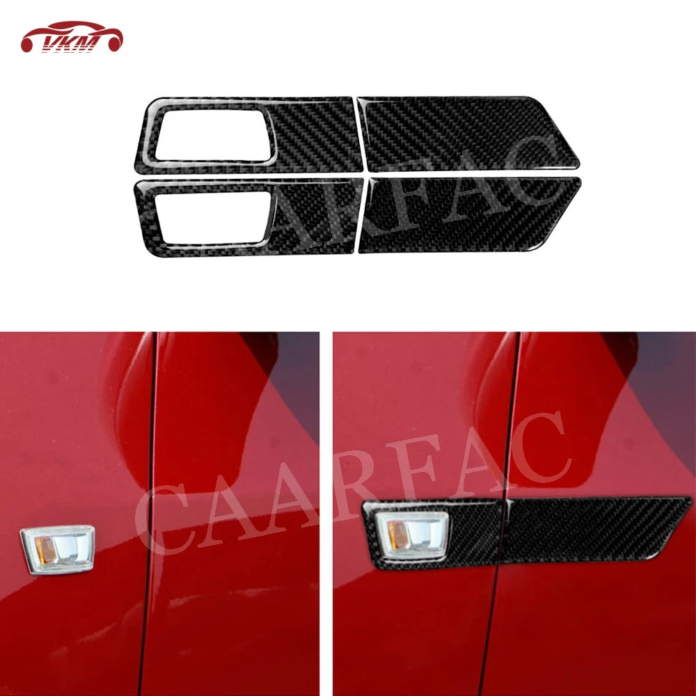 

Carbon Fiber Car Front Side Turn Signal Lamp Decorative Cover Trim Stickers For Chevrolet Cruze 2009-2015 Car Accessories