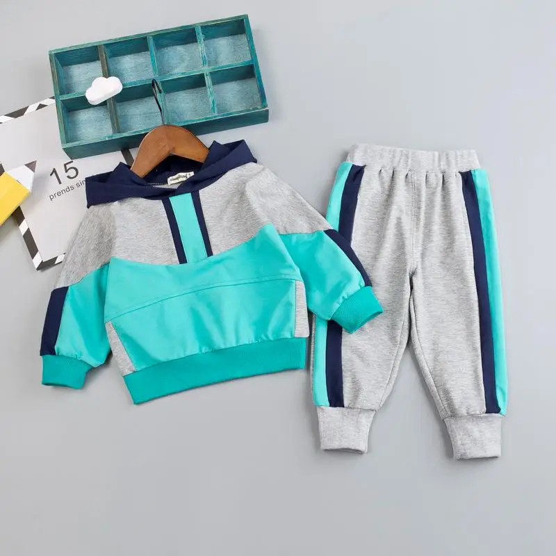 Comprar Chico niño conjunto de ropa para chica ropa deportiva Casual 2019 moda Patchwork bebé niño camiseta + Pantalones tableta amortiguador Tech accesorio beige Rojo Negro compruebe Tartan tableta amortiguador 4Y