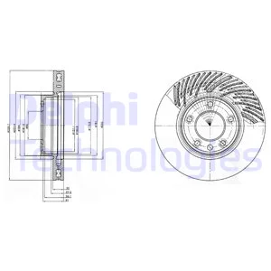 DELPHI BG9949 ON BRAKE MIRROR RIGHT PNEUMATIC (17) CAYENNE 3 0TDI 2 / 6 4 5 8 TURBO TOUAREG 0216 |