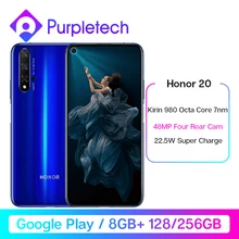 Honor 20 Smartphone Google Play Kirin 980 Octa Core 6 26 8GB RAM 128GB 256GB RAM