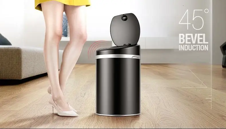 Basura компост Papelera автомобильный держатель мусора Vuilnisbak Pattumiera автоматический датчик Lixeira мусорная корзина Poubelle корзина для мусора