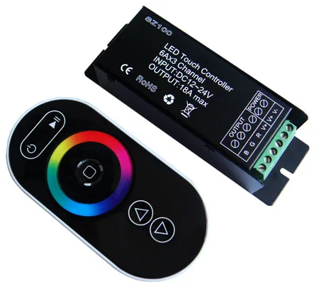 

LED Controller LED Full Color Touch Controller RGB Strips Light Belt Touch Controller