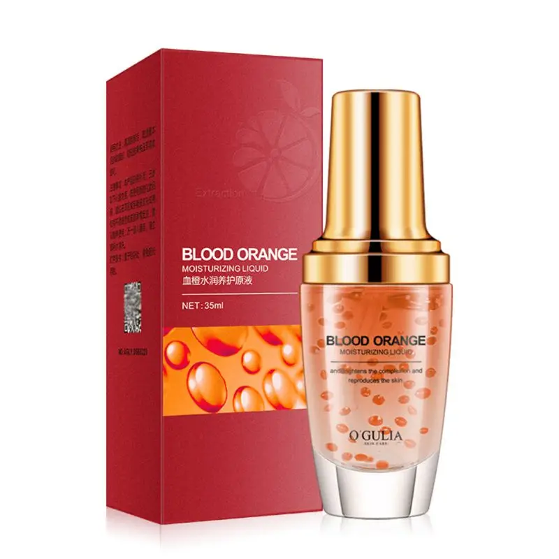 

35ml Red Bottle Blood Orange Serum Moisturizing Firming Skin Brighten Skin Color Anti-wrinkle Face Serum-