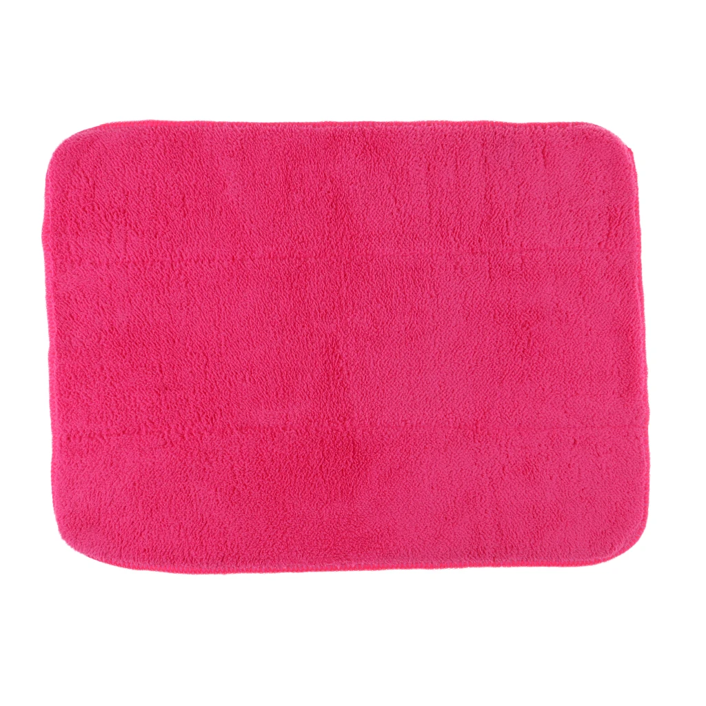 Микрофибра для катания на коньках уход за чистящей тканью быстросохнущее чистое полотенце - Цвет: Розовый