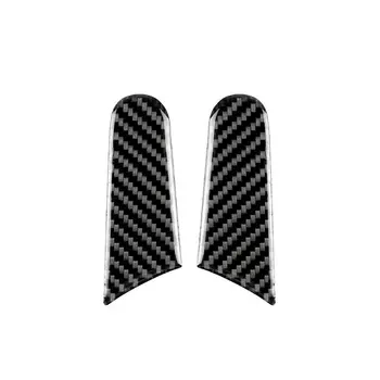 

2pcs For Porsche Macan Accessories 2017 2018 2015 2016 Rearview Mirror Decoration Repair Carbon Fiber 3D Car Stickers