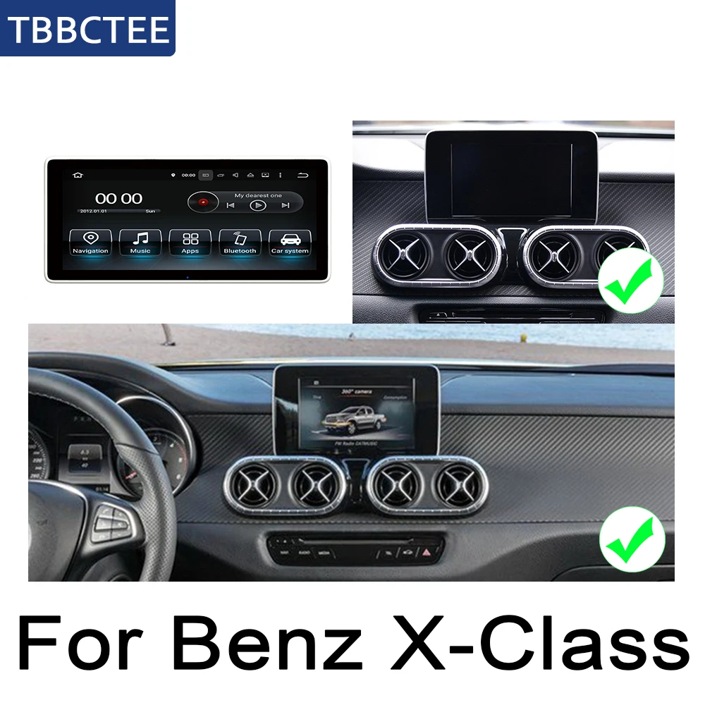 Для Mercedes Benz X Class~ NTG Android автомобильный плеер стиль HD экран Авторадио Bluetooth карта gps-навигации