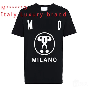 

2020 Summer Cotton Loose Men T shirt Double Question Mark Brand White Black Tshirt Tee Tops Plus Size 4XL