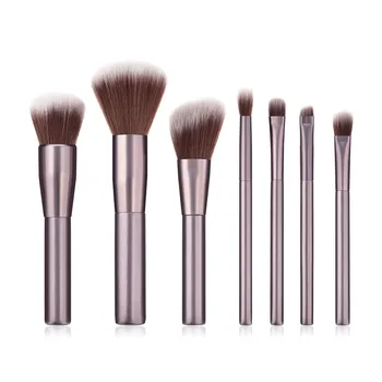 

7PCS Makeup Brushes Set Eye Shadow Foundation Powder Eyeliner Eyelash Lip Fan Make Up Brushes Cosmetic Beauty Tool Kit TM071