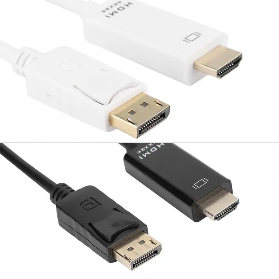1,8 м кабель DP-HDMI патч-корд аудио видео конвертер Поддержка 4K Ultra HD кабель