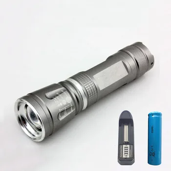 

Zoomable Flash Light Torch Protable Q5 LED Flashlight Lamp Lamps With 16850 Battery AC Charger Lampe Torche Linterna