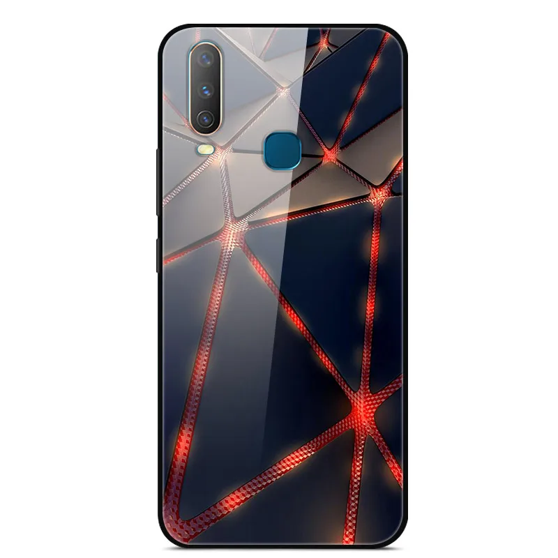 as photo 5 Чехол из закаленного стекла для Vivo Y17, чехол, жесткая задняя крышка для Vivo Y15, чехол для Vivo Y12, чехол из ТПУ, бампер для Vivo Y3, чехол, Funda - Цвет: as photo 5