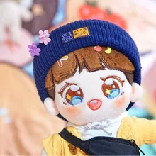 15 см 20 см плюшевая кукольная одежда зимняя вязаная шерстяная шапка Kpop EXO BLACKPINK кукольные аксессуары Кепка для мягких кукол