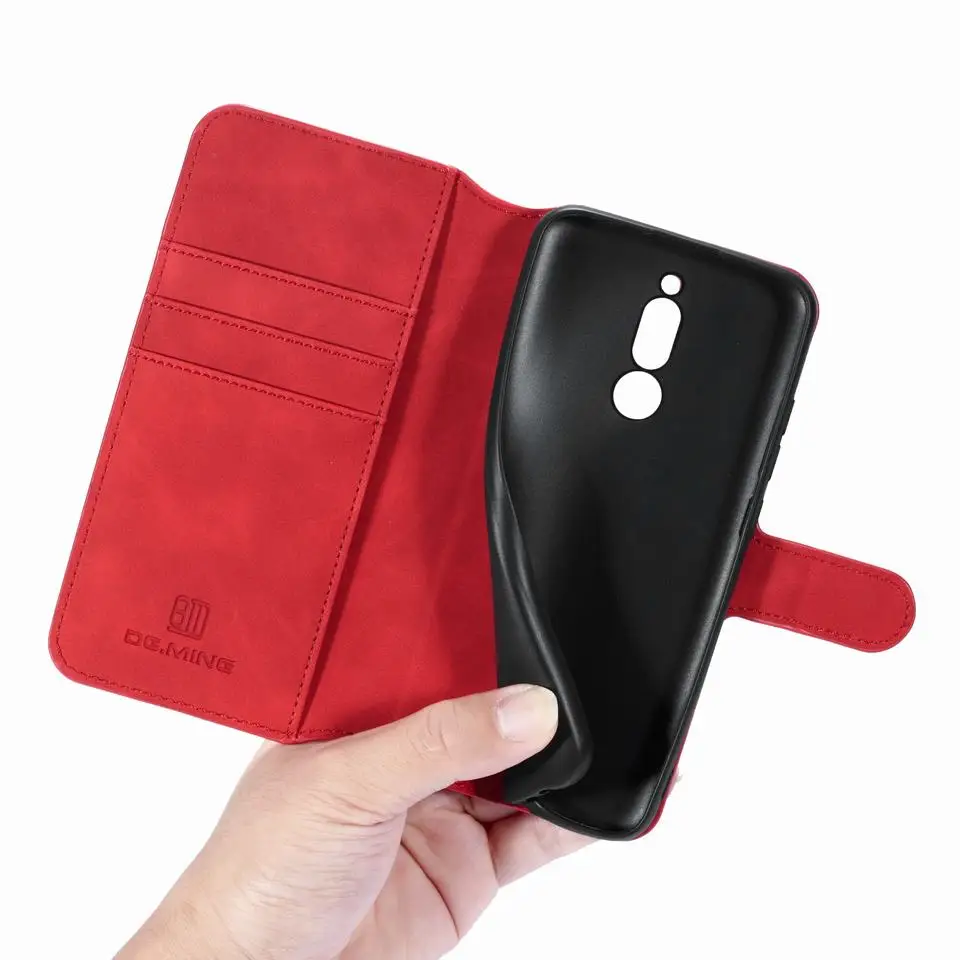 Кожаный чехол для Xiaomi Redmi 8 8A чехол-кошелек высокое качество флип-держатель для карт мягкий силиконовый Полный Чехол для Redmi 8 A оболочка